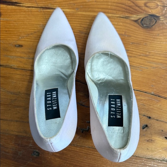 Stuart Weitzman Light Link Pointed Toe Heels Pumps Shoes size 5.5 - Picture 13 of 13